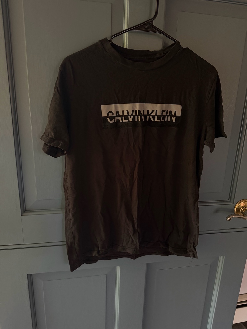 Calvin Klein Jeans Black Logo Graphic Tee Medium